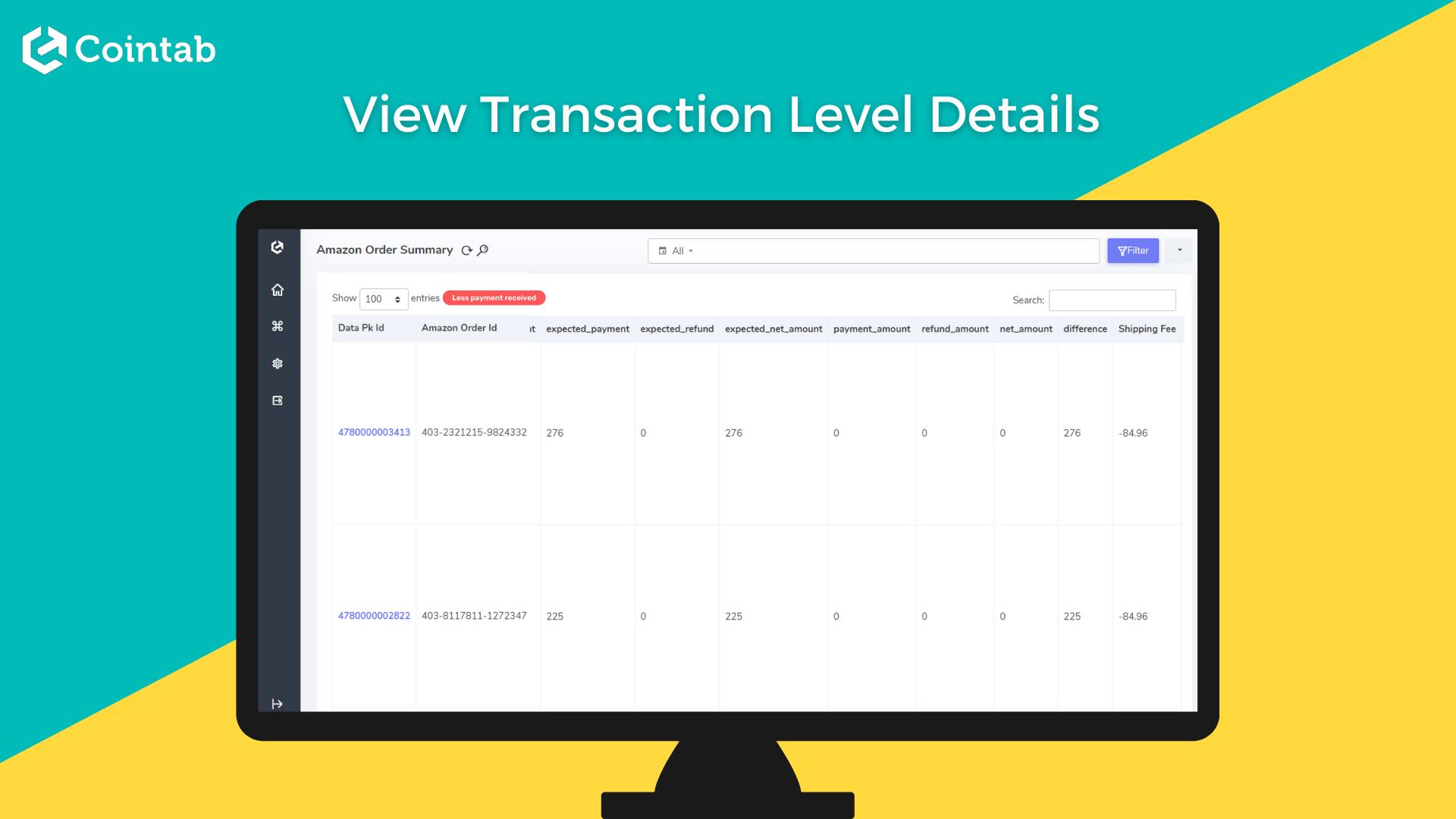 Cointab Reconciliation