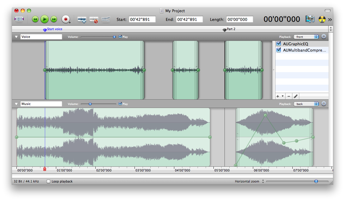 Amadeus Pro screenshot