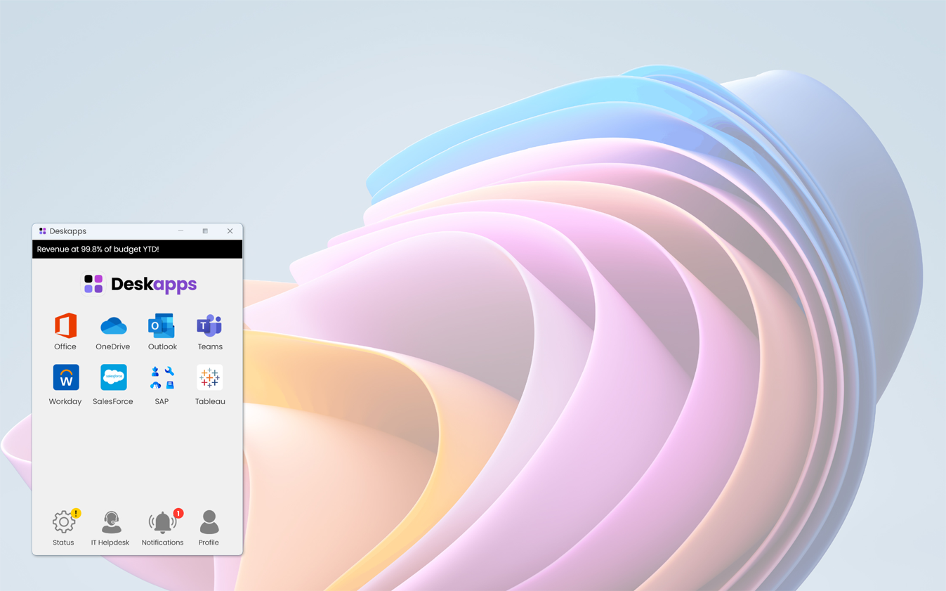 Deskapps screenshot