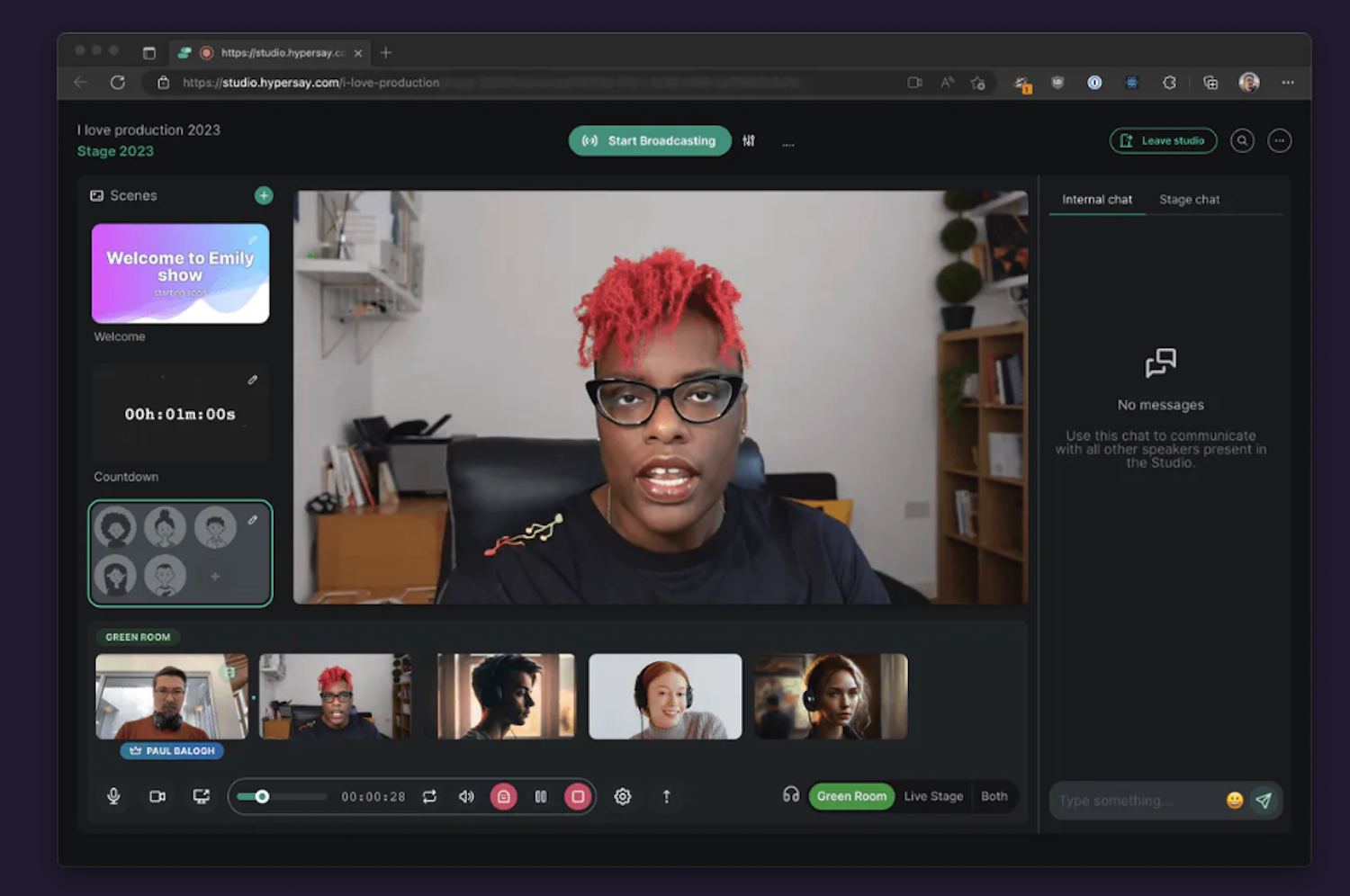 Hypersay Studio screenshot