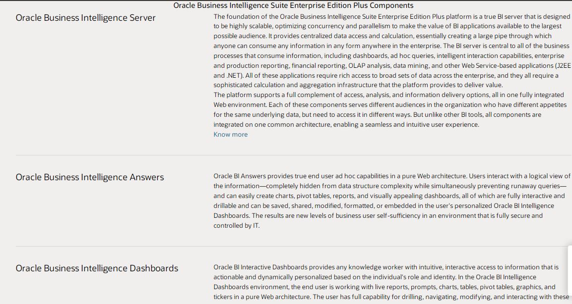 Oracle Business Intelligence Reviews & Pricing 2025 GoodFirms