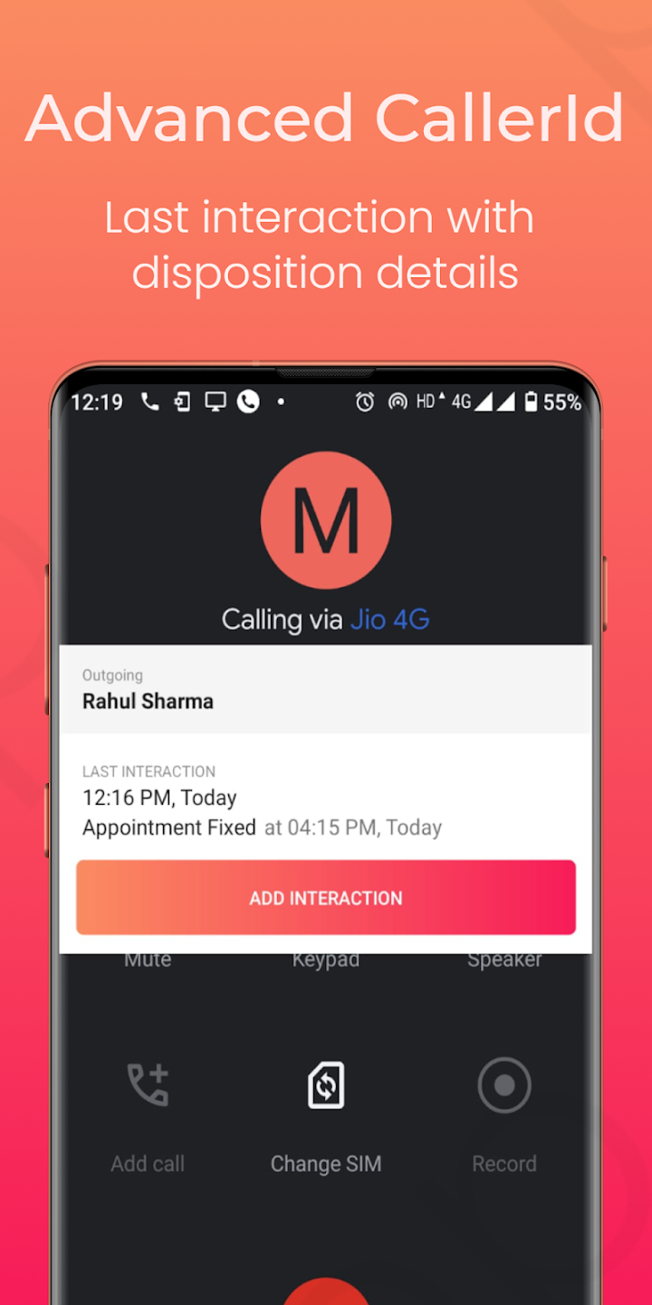 Runo Call Management CRM