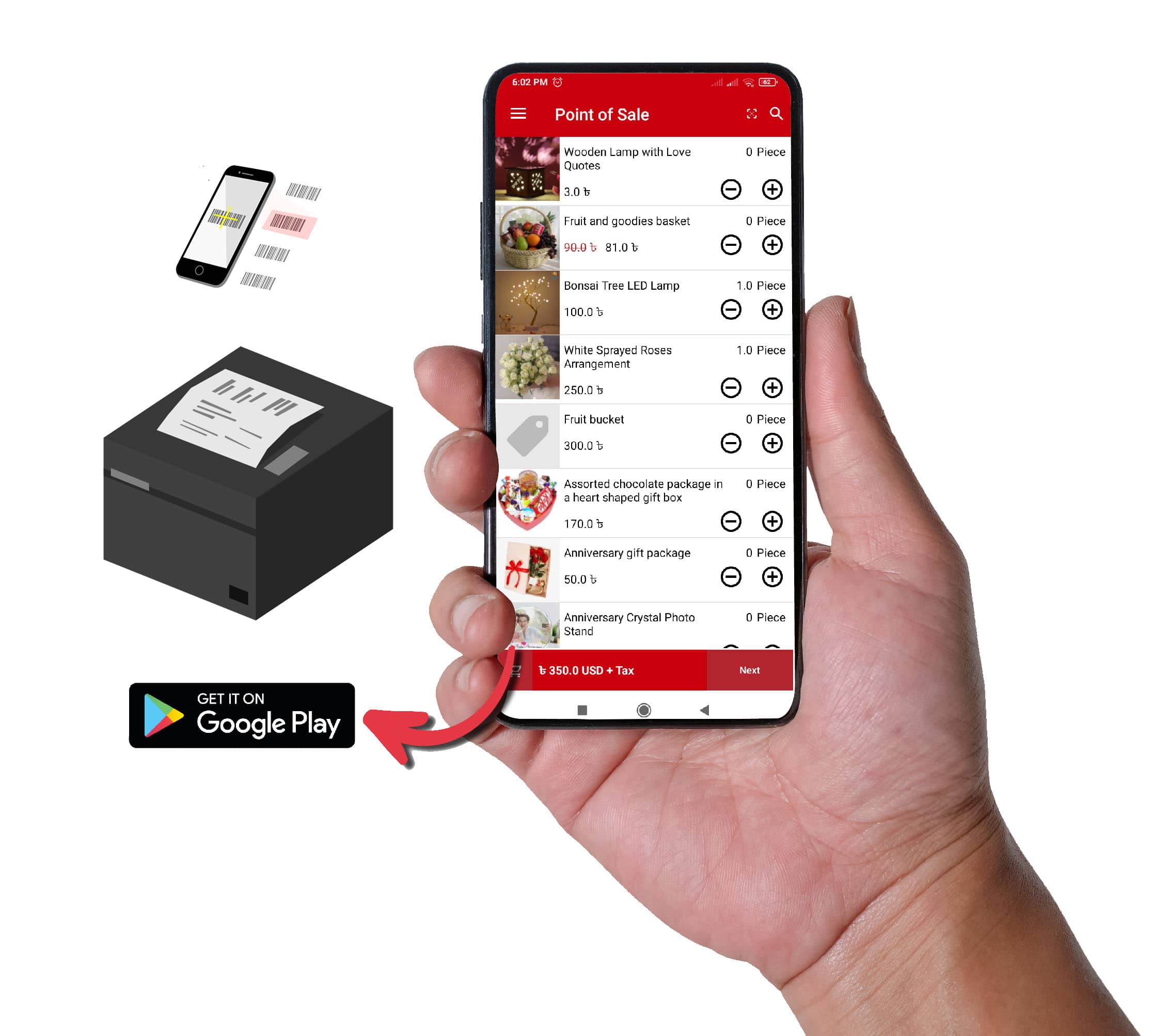 Nexchar Android POS