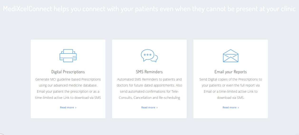 MediXcelConnect screenshot