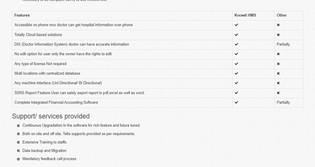 KnowIT HMS screenshot