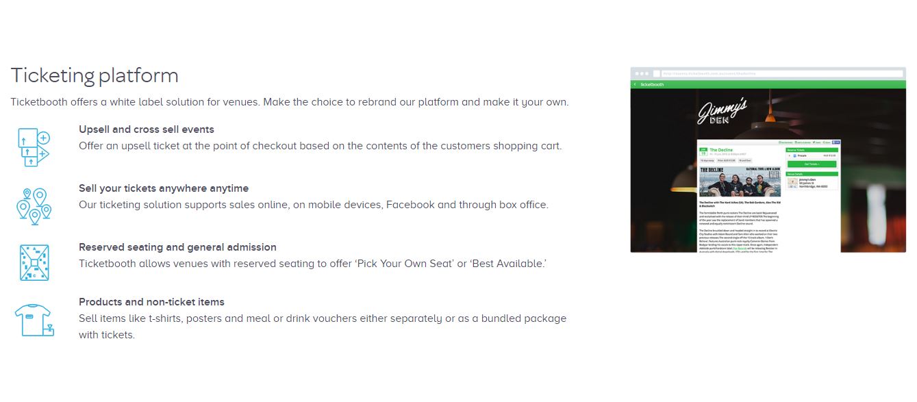 Ticketbooth screenshot