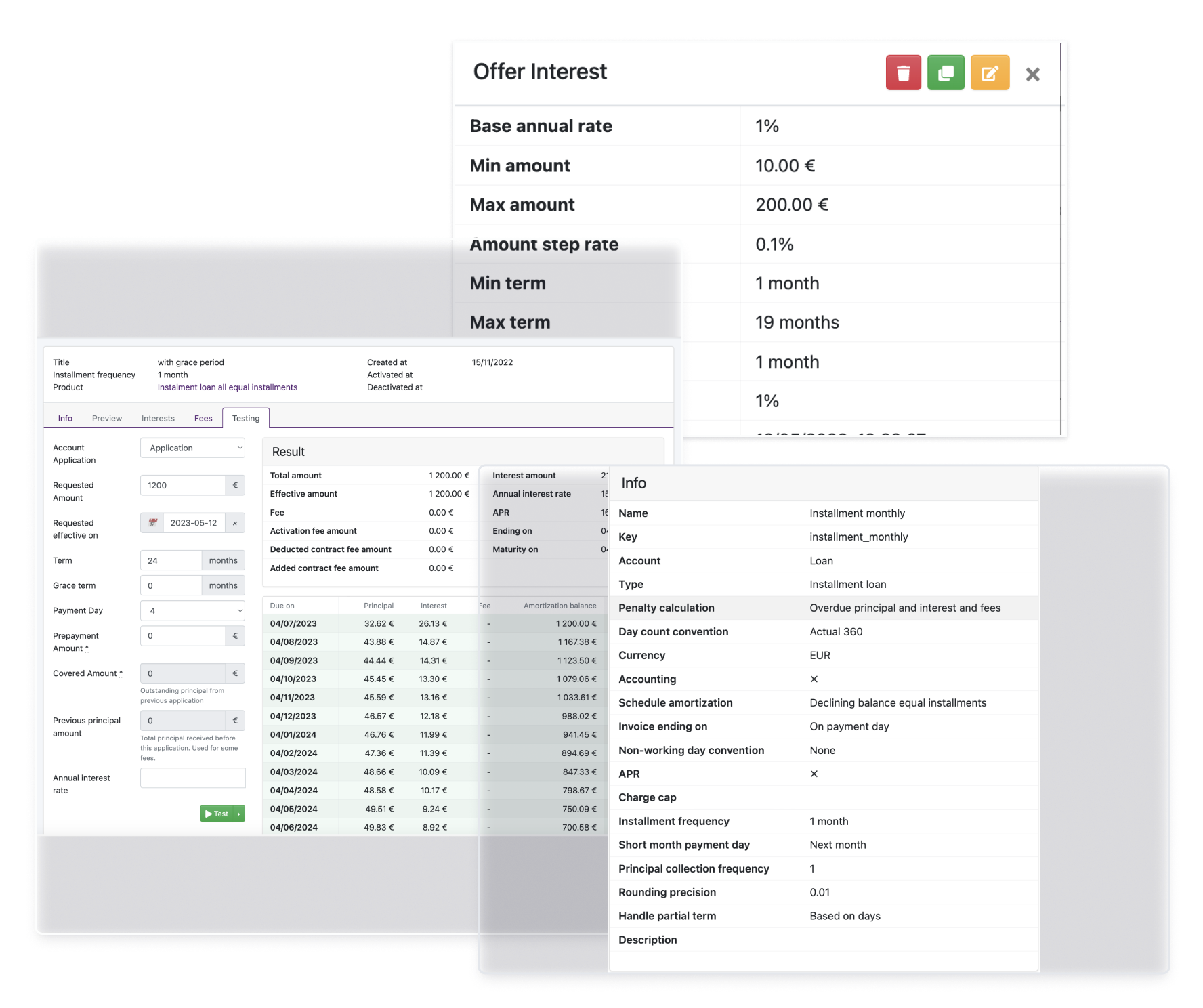 Fintech Market Core System screenshot