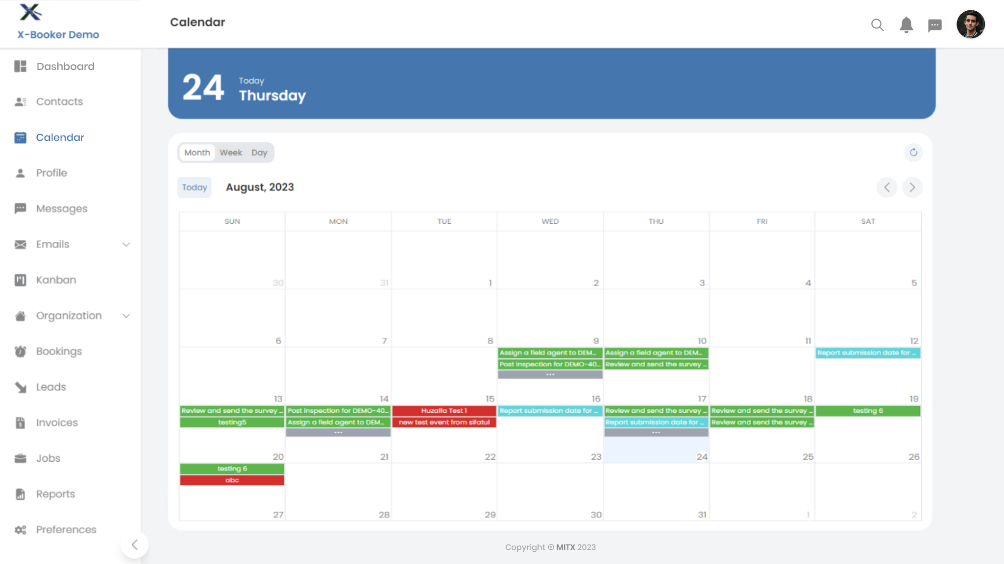 Calendar Management: Organizations can create bookings automatically, create events & scheduling tasks, can manage sales team in one calendar.
