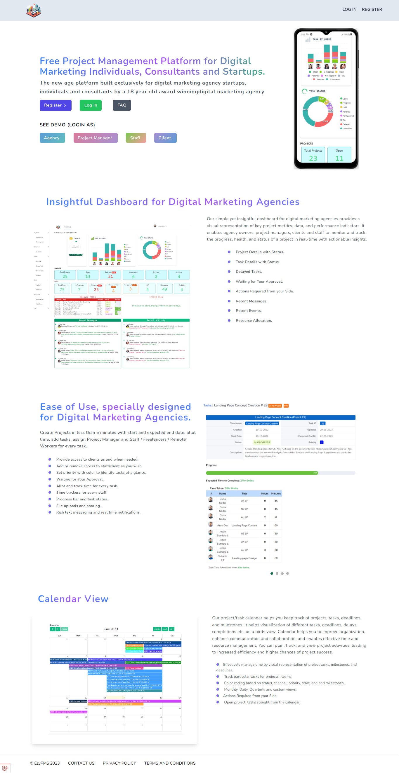 Digital Marketing Project Management System