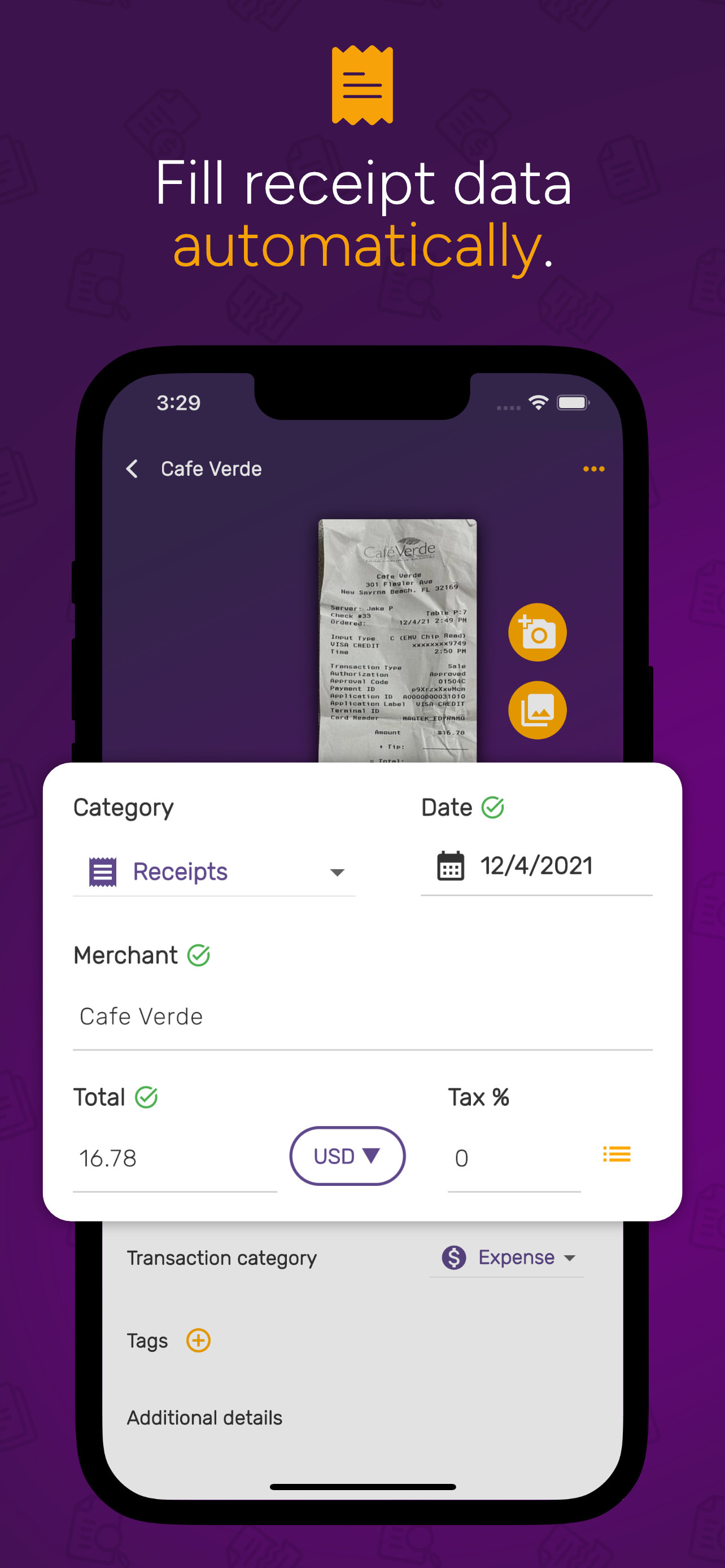SparkReceipt