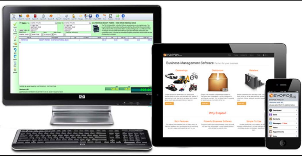 Evopos screenshot