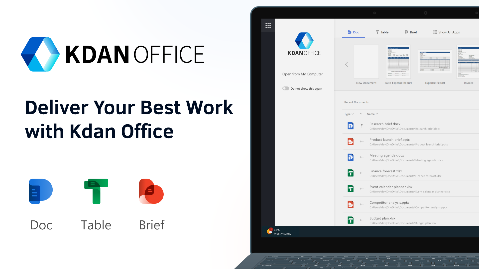 Deliver Your Best Work with Kdan Office