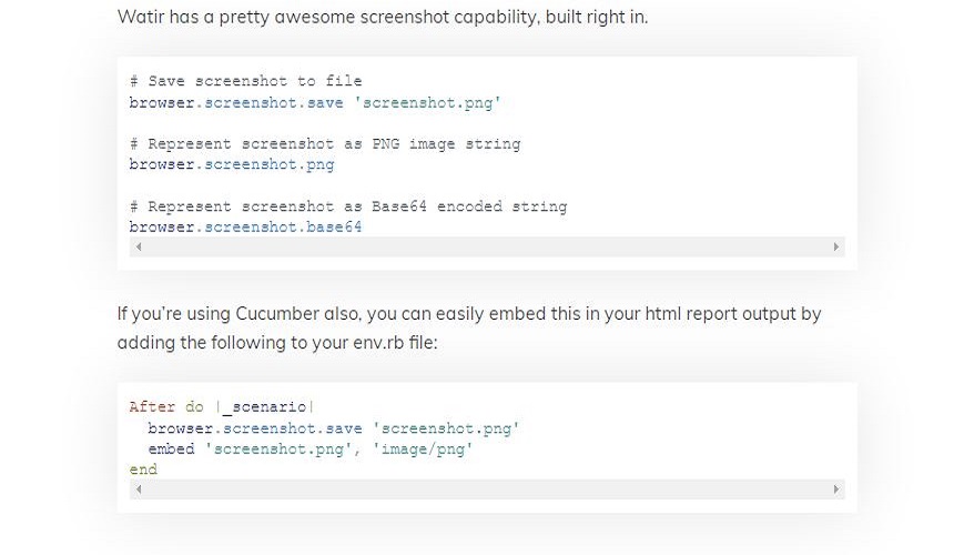 Watir screenshot