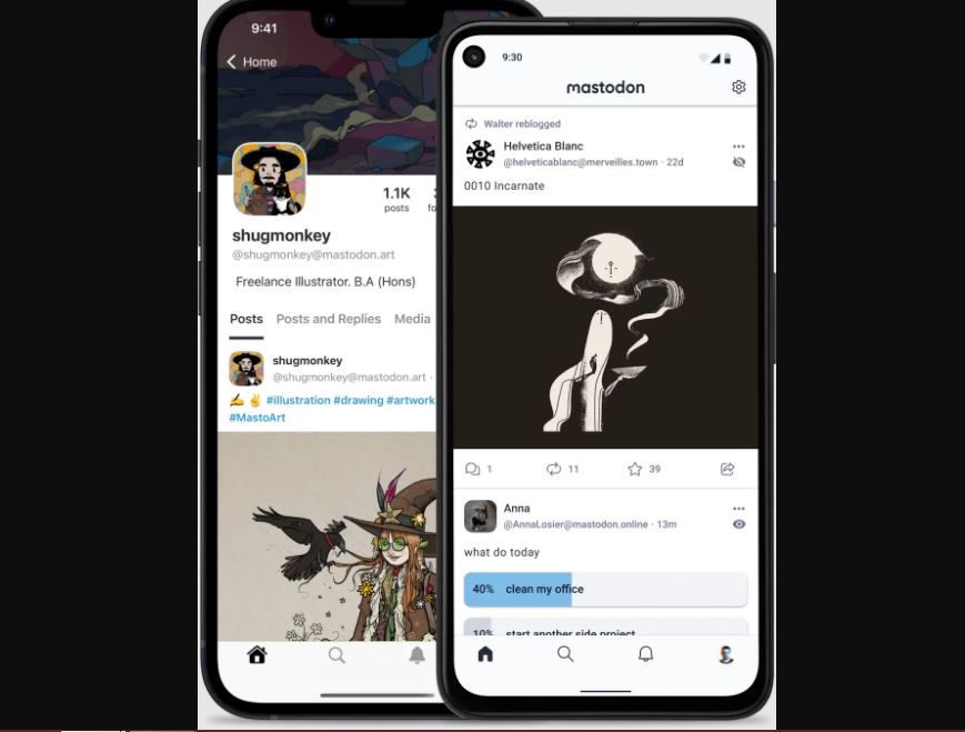Mastodon screenshot