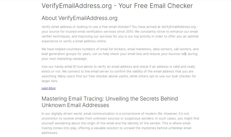 Verifyemailaddress.org