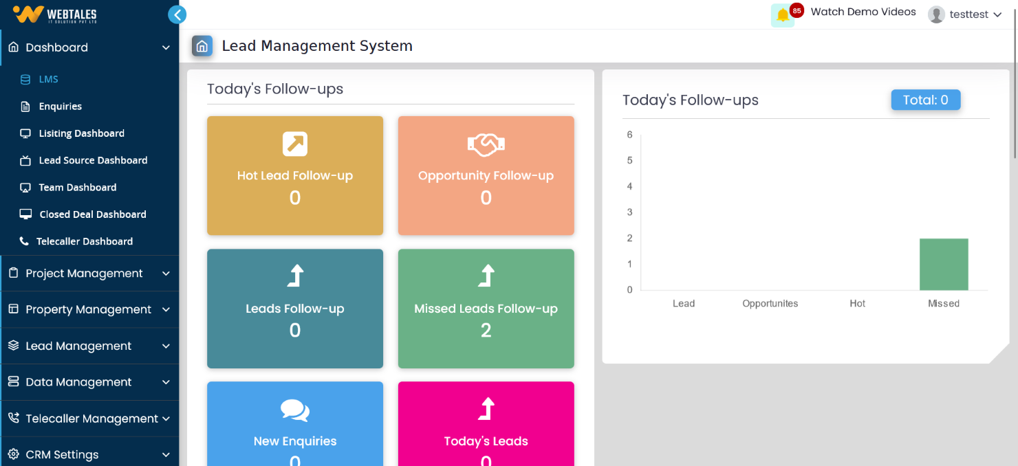 Webtales Property CRM