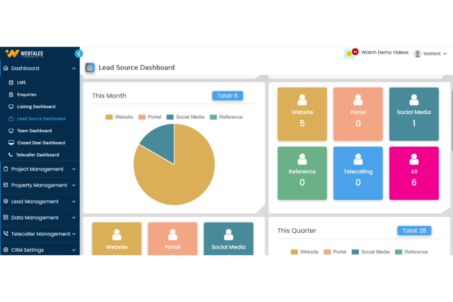 Webtales Property CRM
