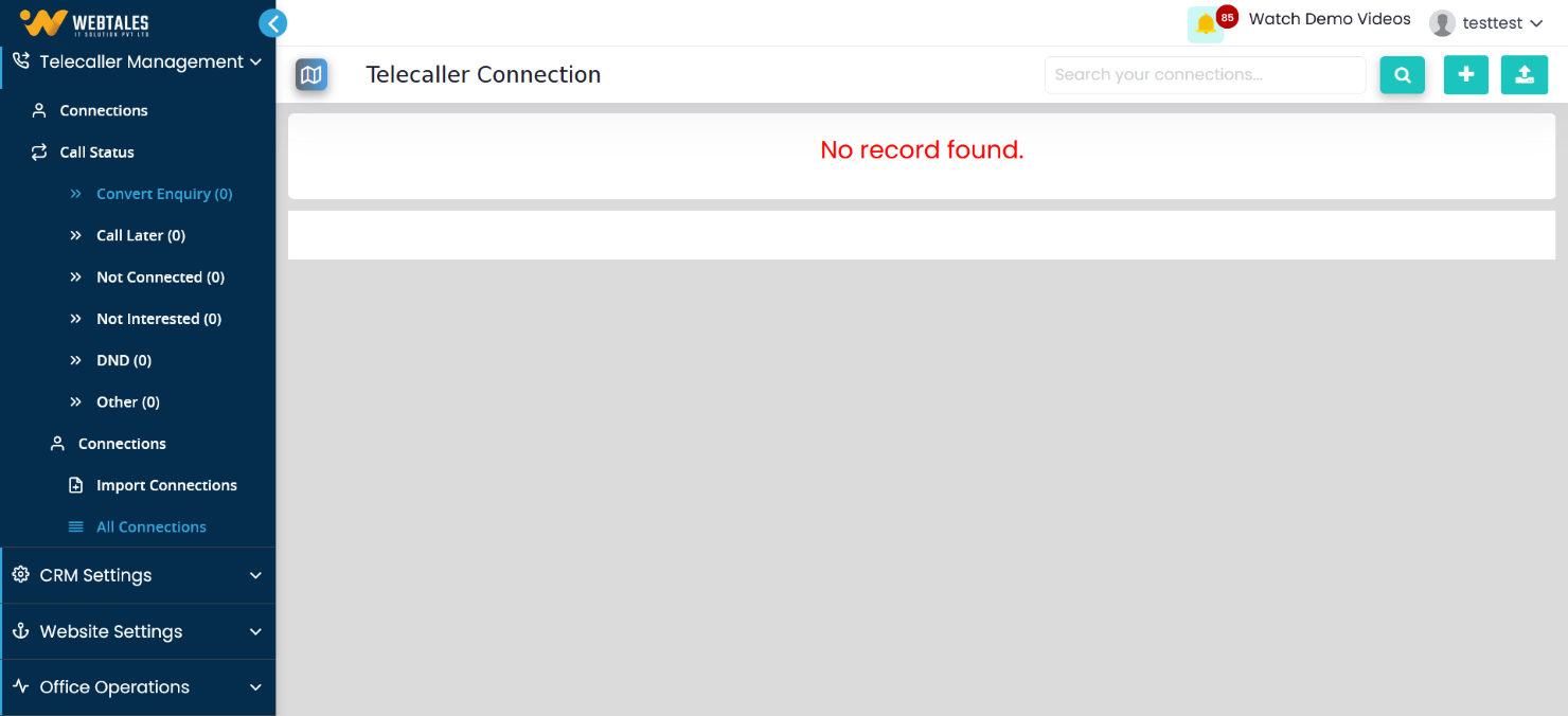 Webtales Property CRM