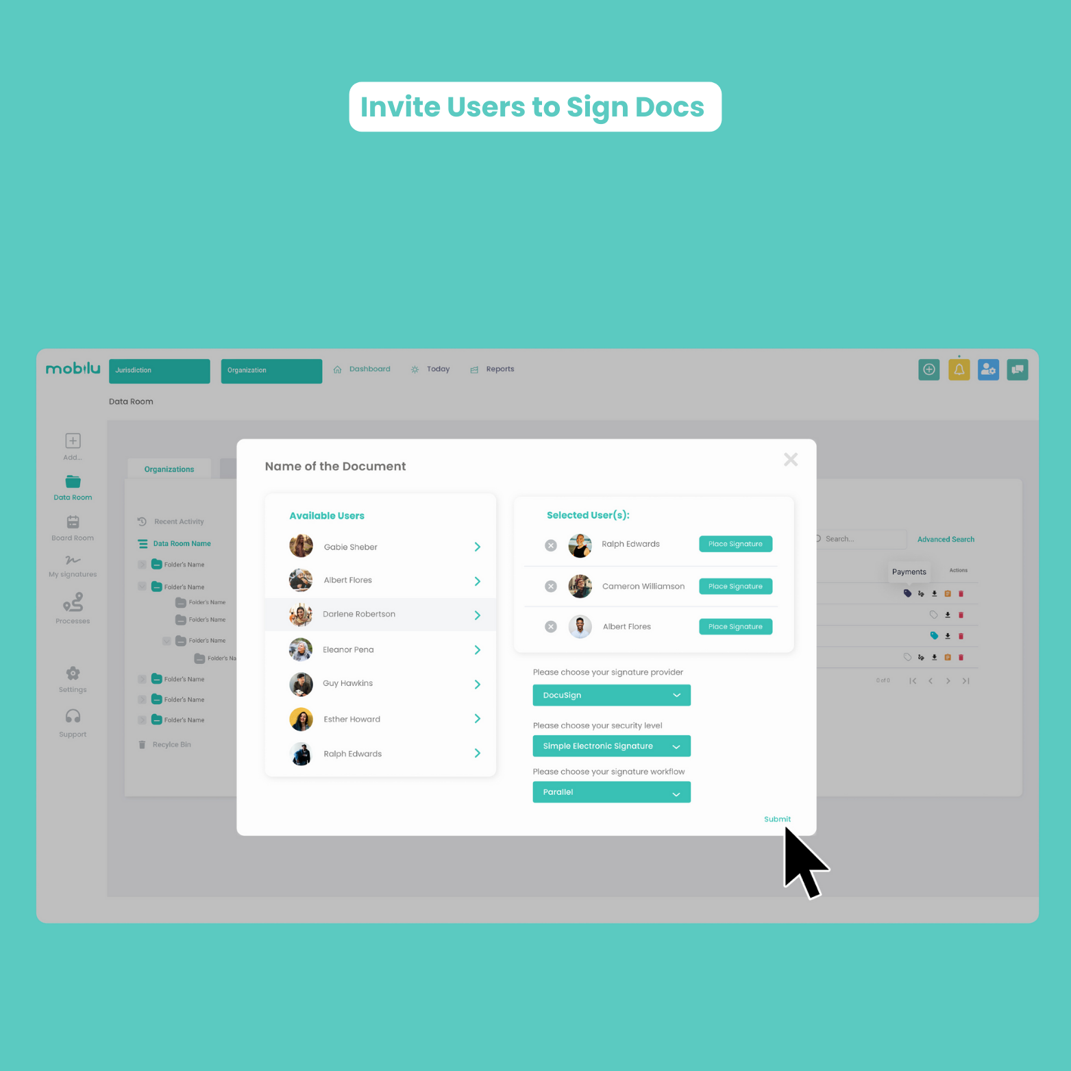Mobilu Virtual Data Room 
