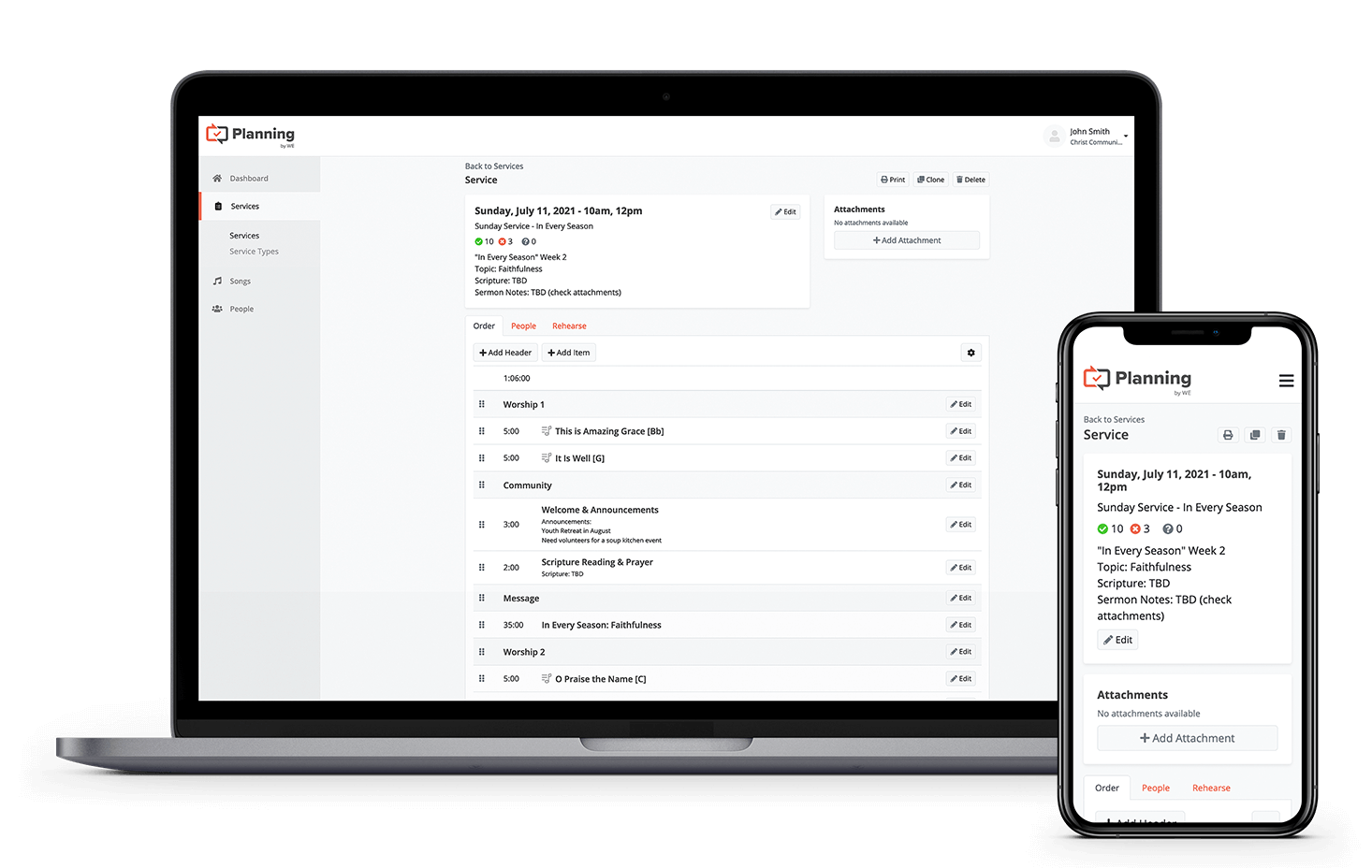 WorshipTools screenshot