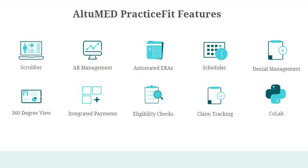AltuMED PracticeFit screenshot