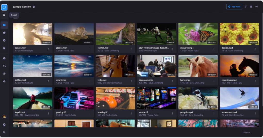 Ci Media Cloud screenshot