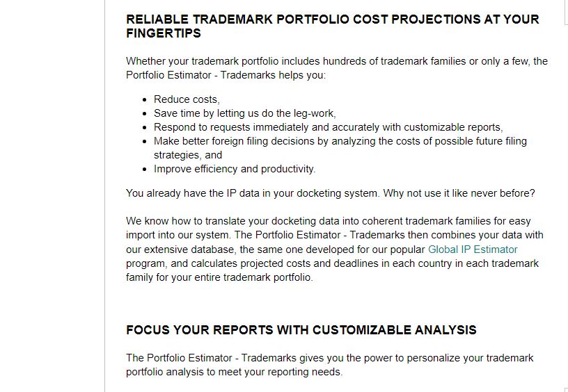 Quantify IP screenshot