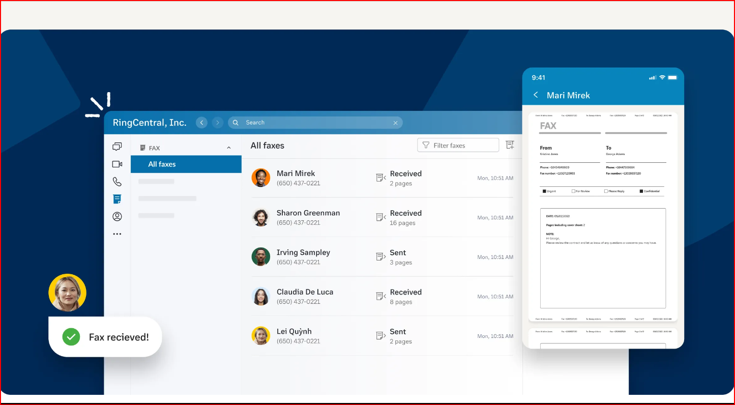 RingCentral Fax
