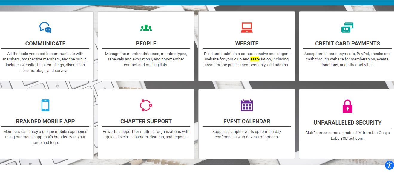 ClubExpress screenshot