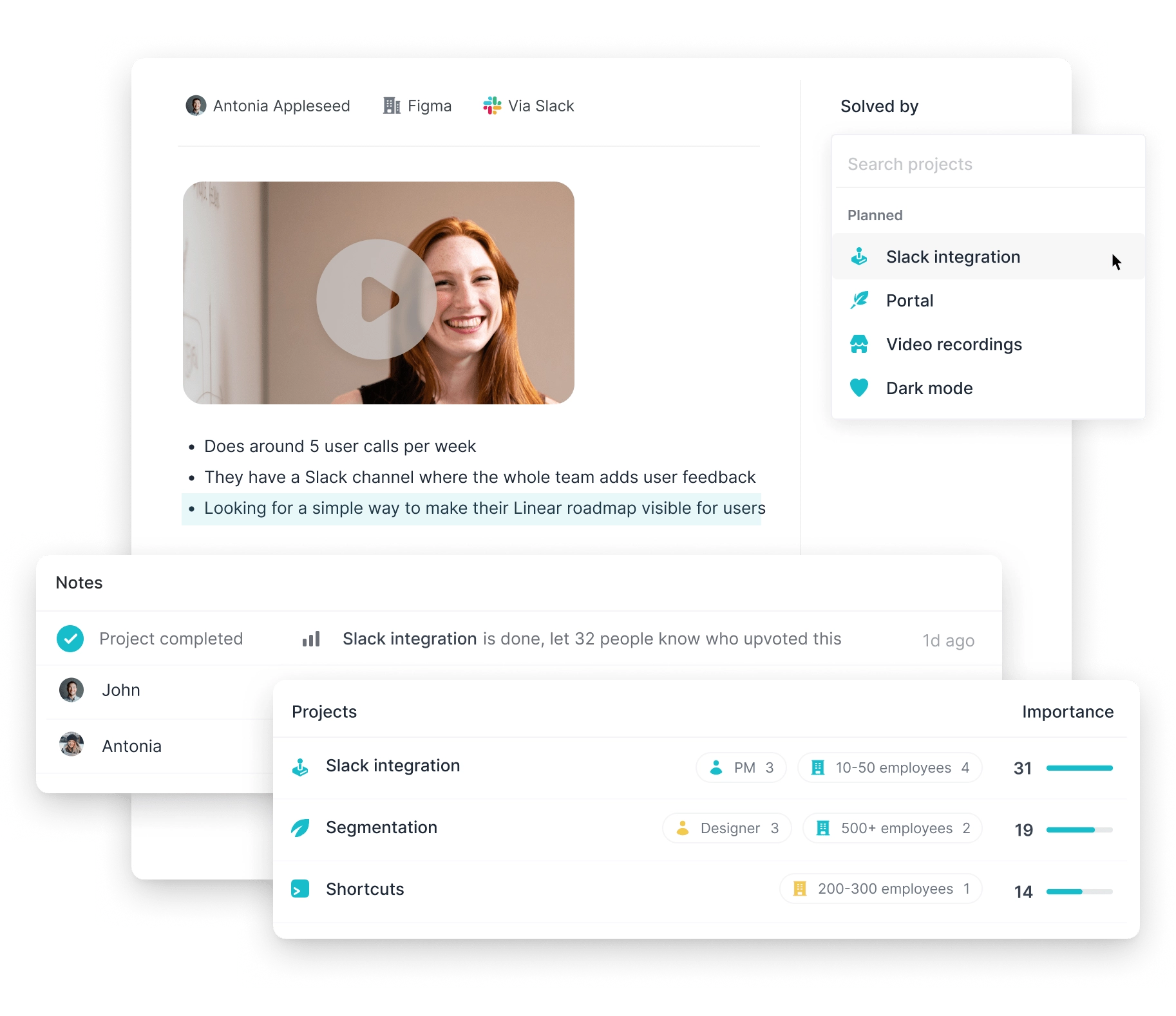 Productlane Features: Call Recorder, Feedback Repository, Roadmap and Portal
