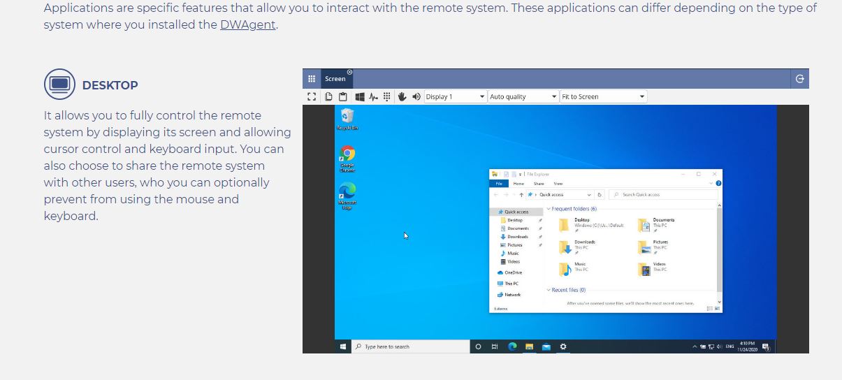 DWService screenshot