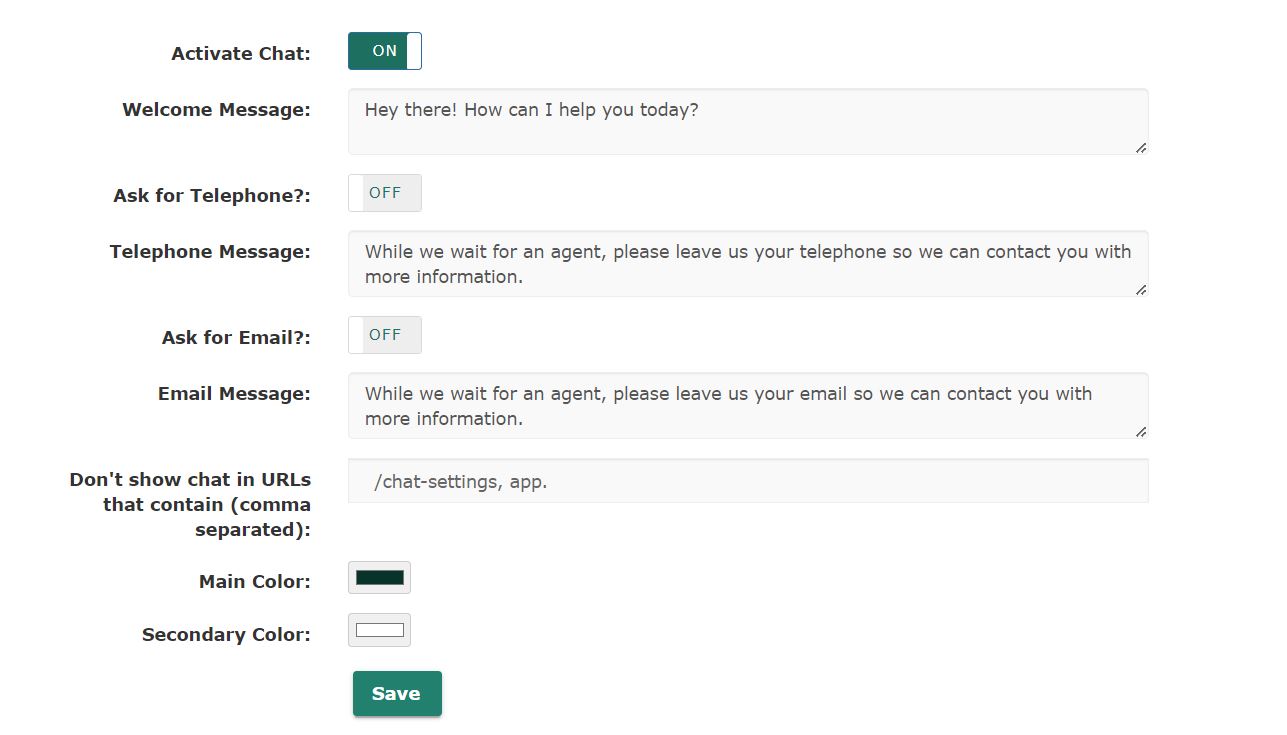 Busatools Live Chat Tool screenshot