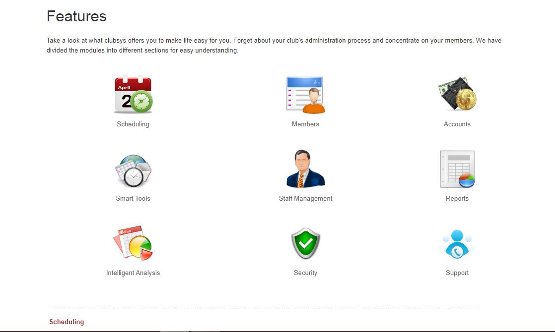ClubSys screenshot