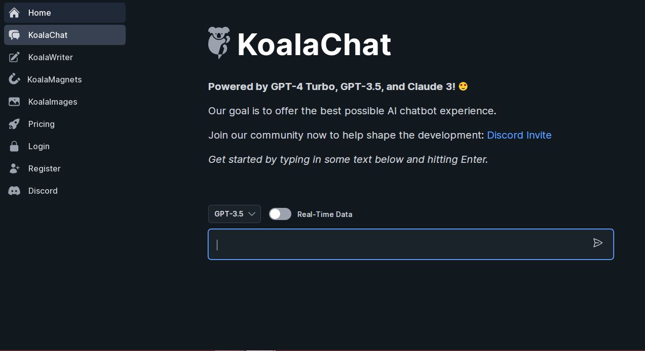Koala AI screenshot