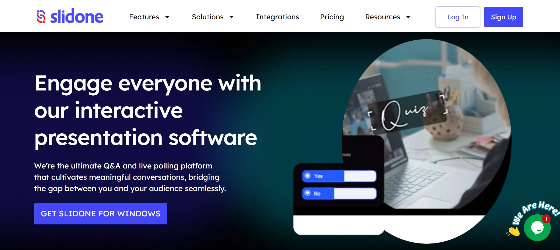 Interactive Presentation Software - Slidone Homepage