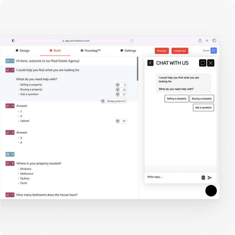 Serviceform