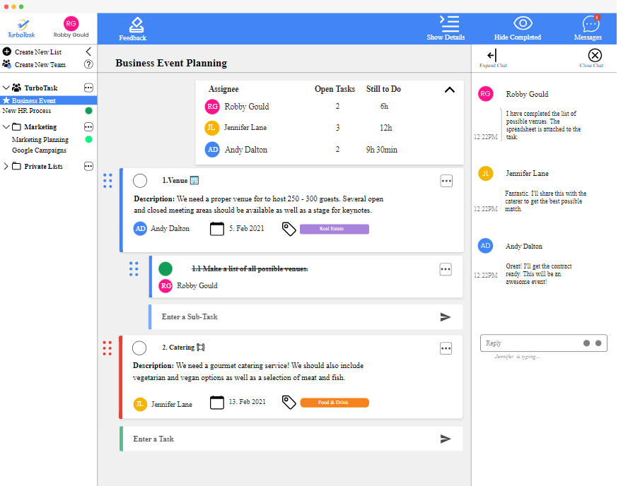 TurboTask screenshot