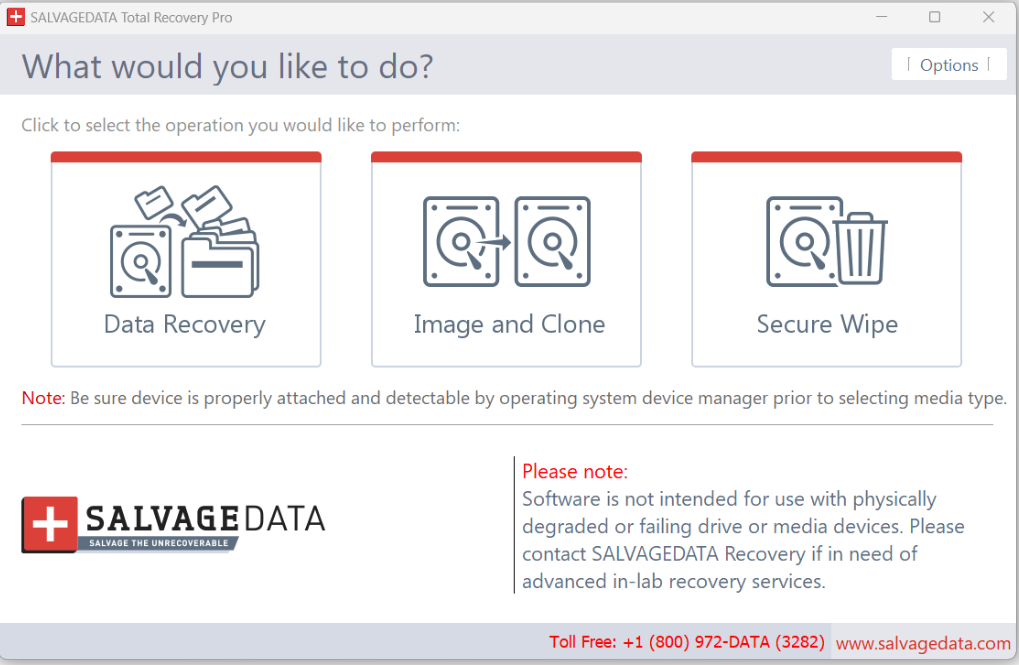 SalvageData screenshot