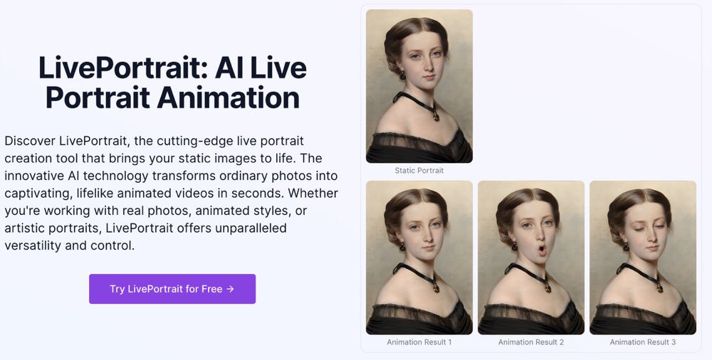 LivePortrait screenshot