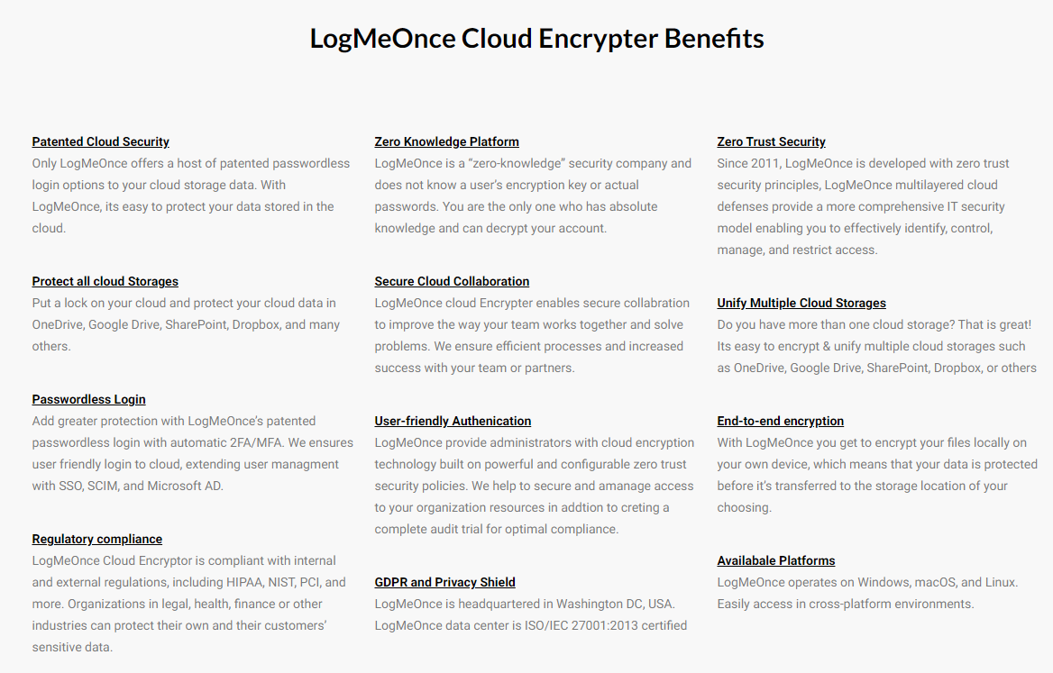 LogmeOnce screenshot