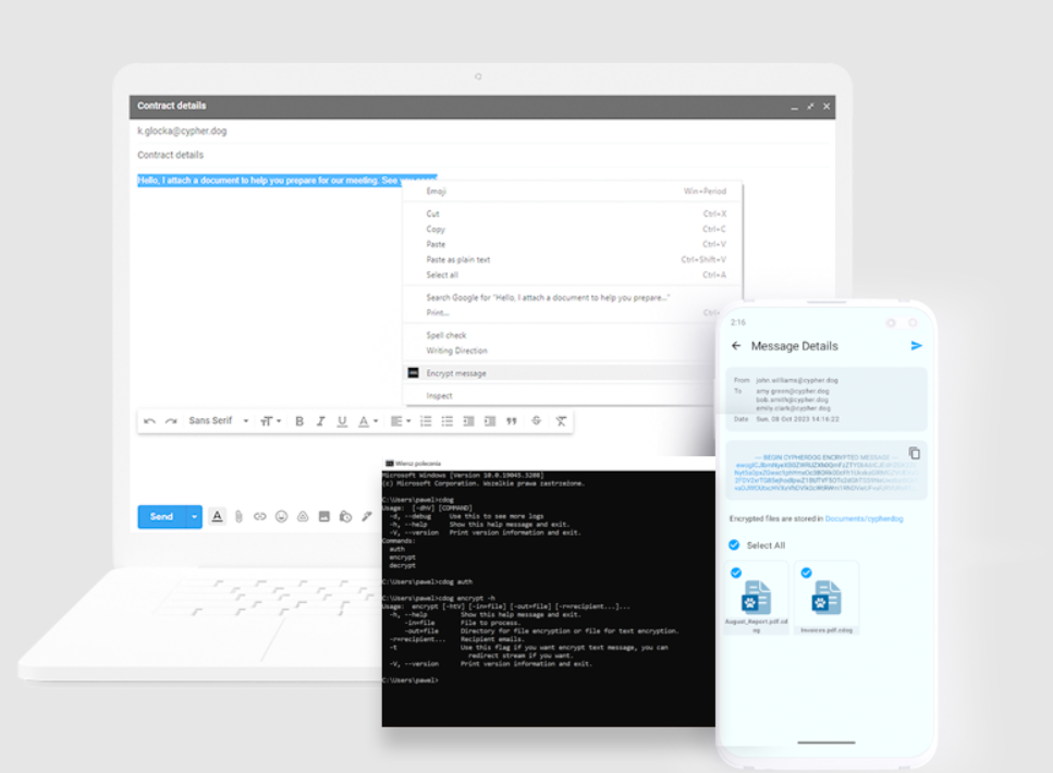Cypherdog screenshot