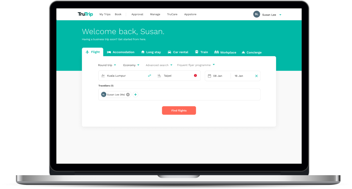 Booking Dashboard - Desktop