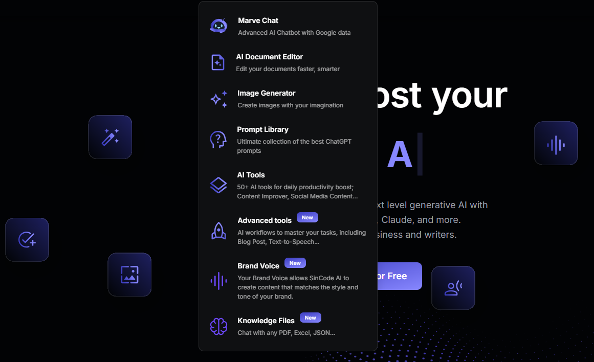 SinCode screenshot