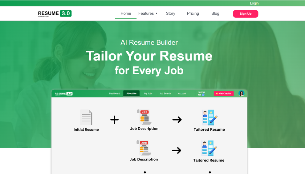 Landing page