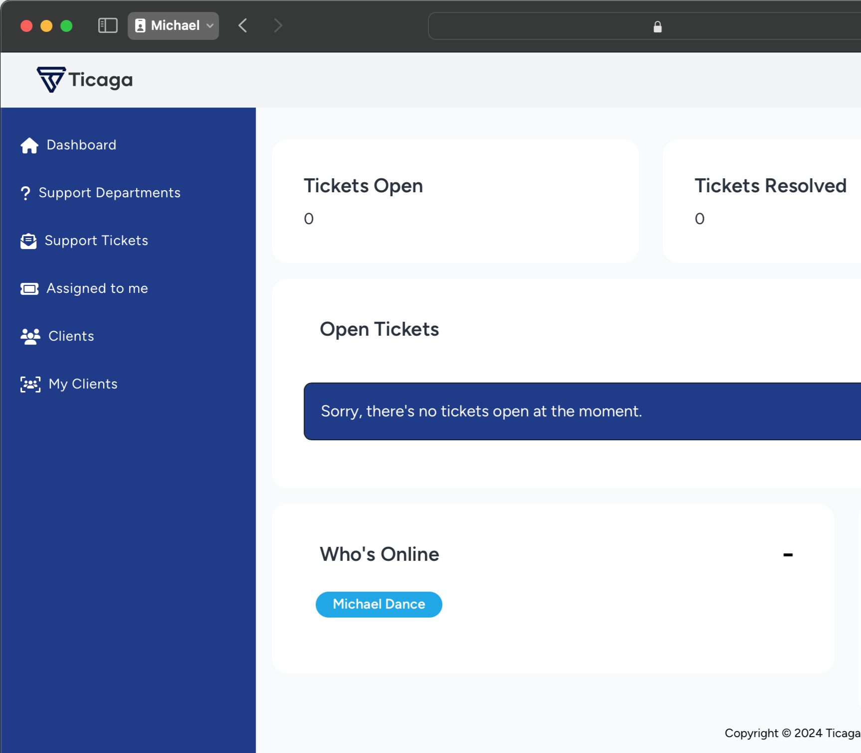 Ticaga screenshot