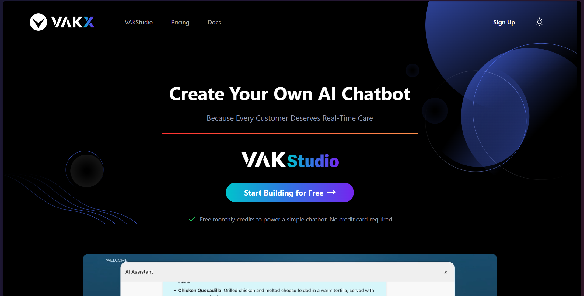 VKAX | Create Your Own No-Code AI Chatbot