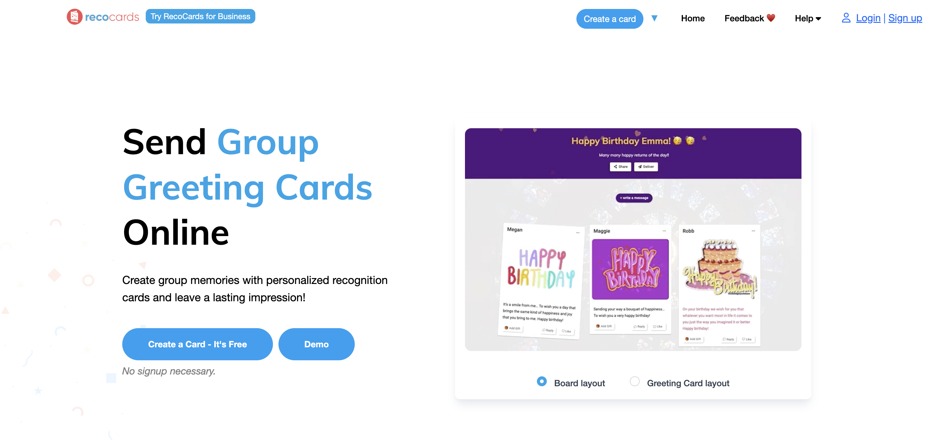 Recocards