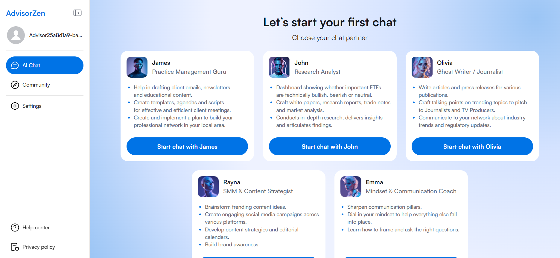 AdvisorZen AI