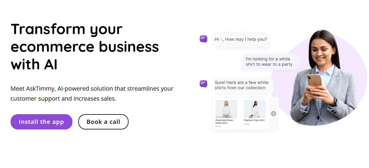 AskTimmy.ai screenshot