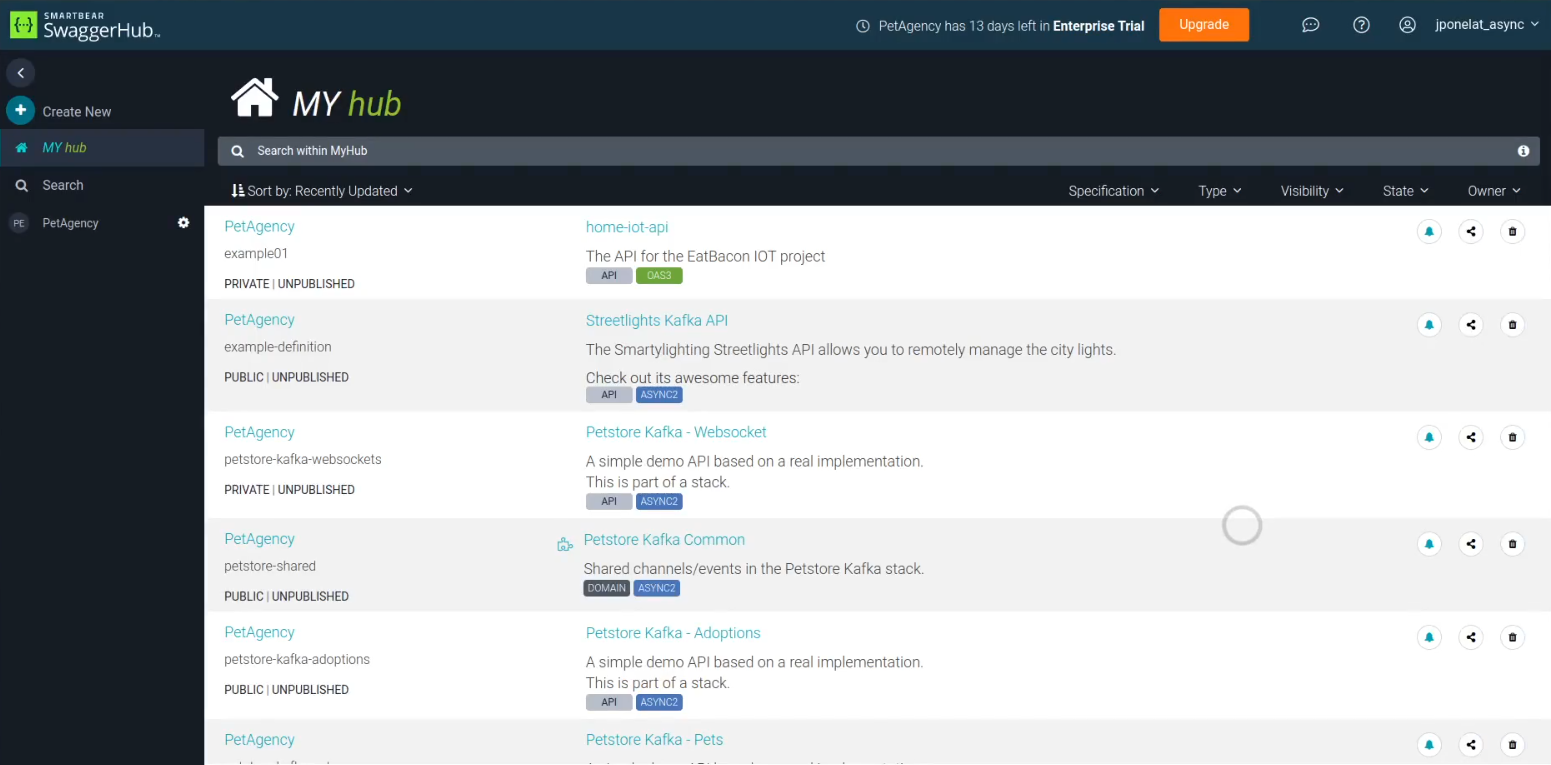 SwaggerHub screenshot